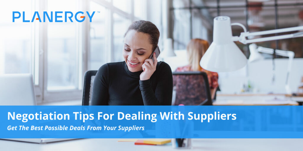 Negotiation Tips For Dealing With Suppliers