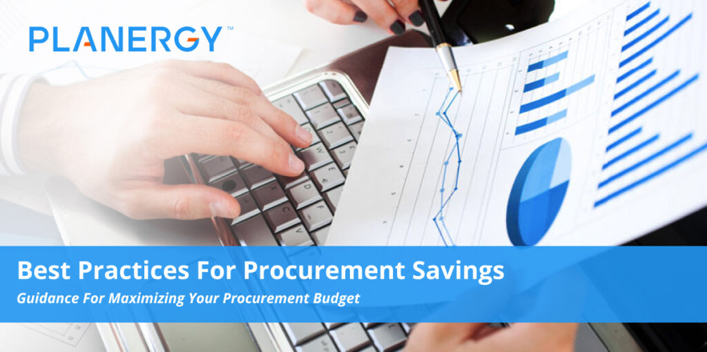 Best Practices For Procurement Savings | PLANERGY Software