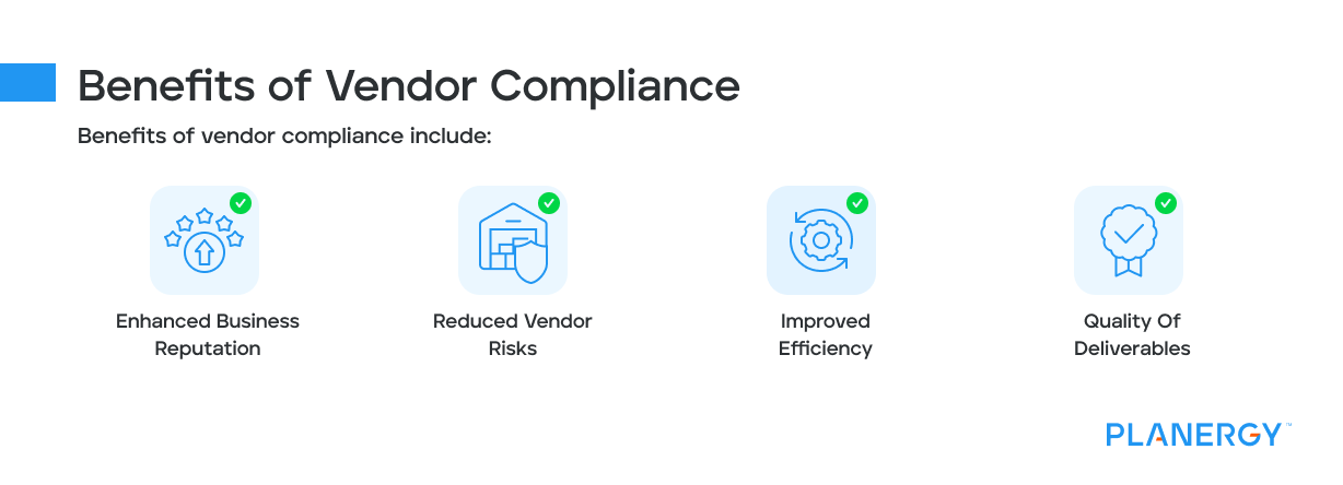 Benefits of Vendor Compliance