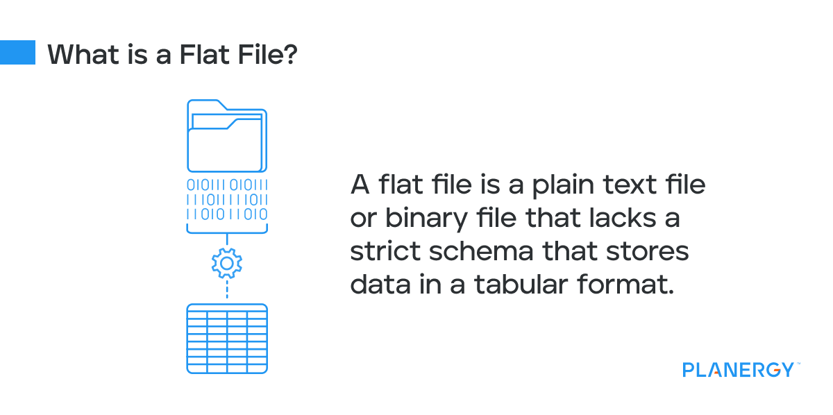 What is a Flat File