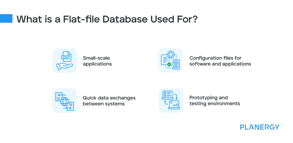 What is a Flat-file Database Used For