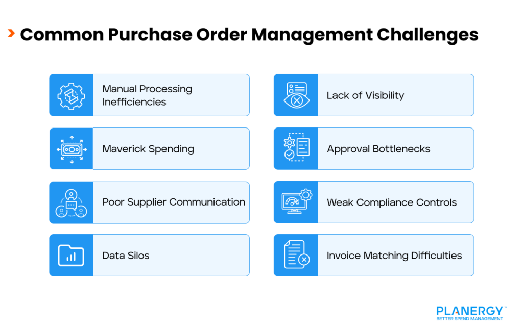 Common Purchase Order Management Challenges