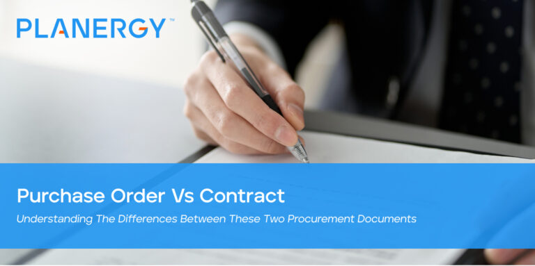 Purchase Order Vs Contract