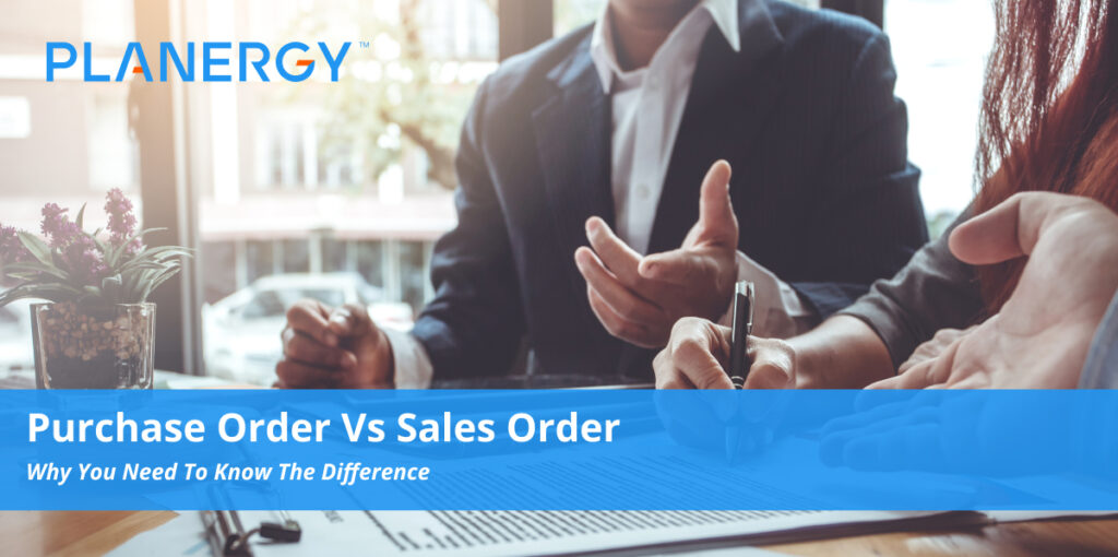 Purchase Order Vs Sales Order