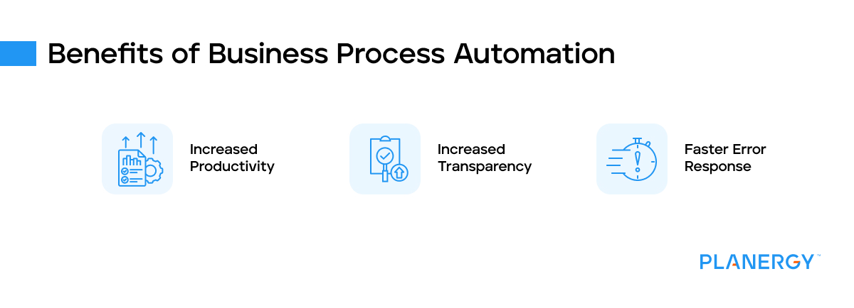Benefits of business process automation