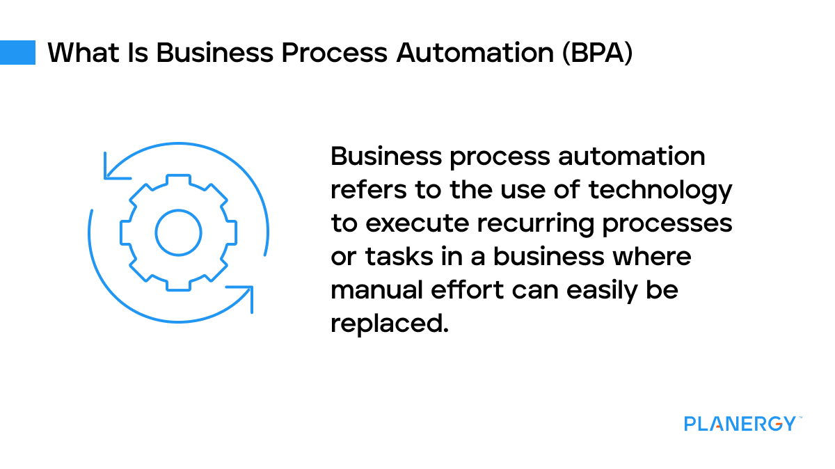 What is business process automation