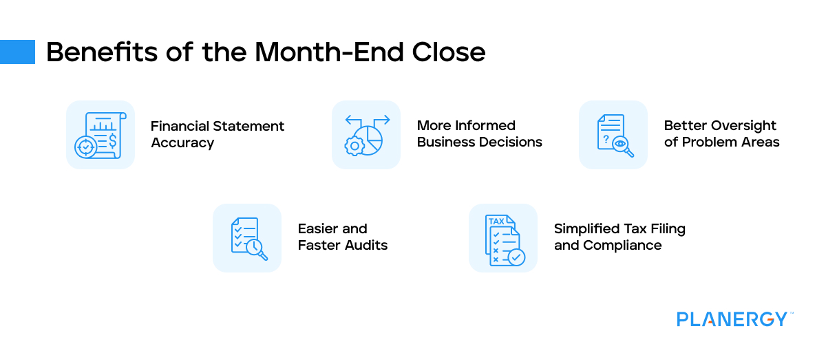 Benefits of the month-end close