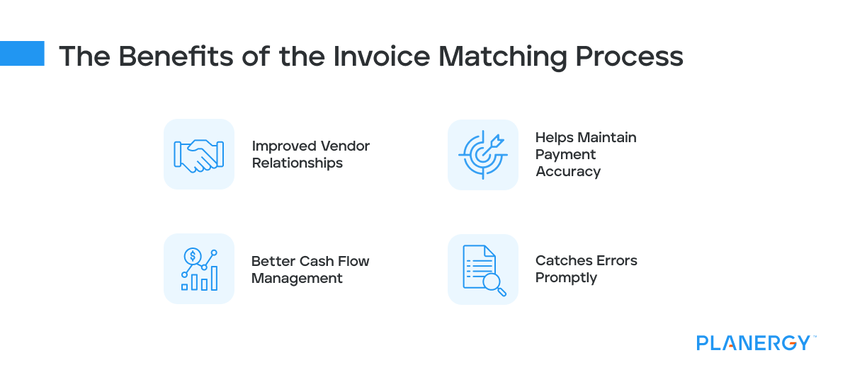 What Are the Benefits of the Invoice Matching Process