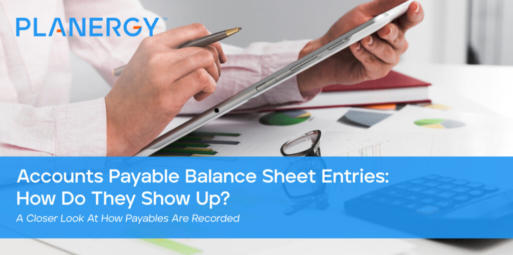 Accounts Payable Balance Sheet Entries: How do They Show Up? | Planergy ...