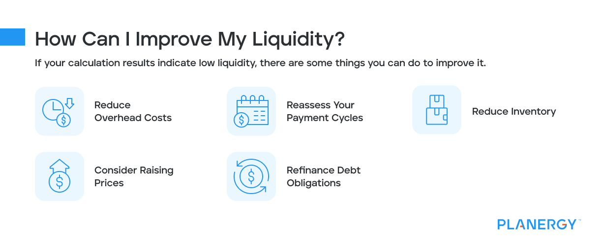 How can I improve my liquidity_