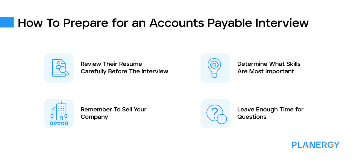 How to prepare for an accounts payable interview