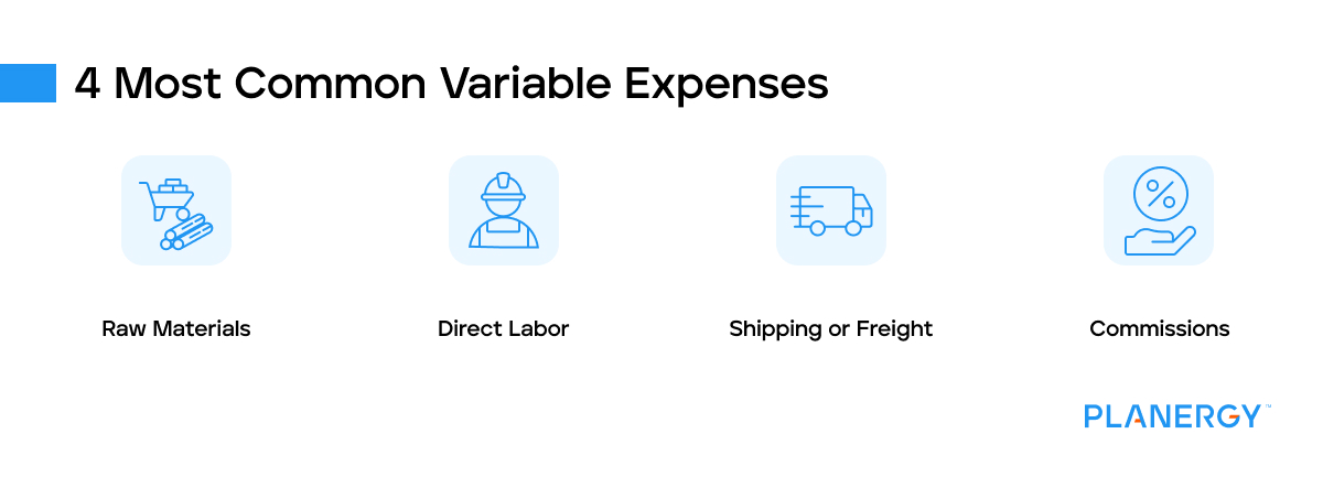 4 common variable expenses