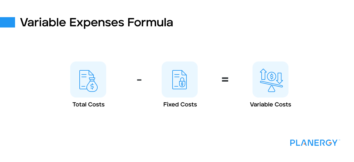 Variable expenses formula