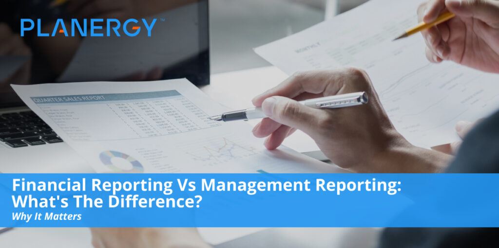 Financial Reporting Vs Management Reporting