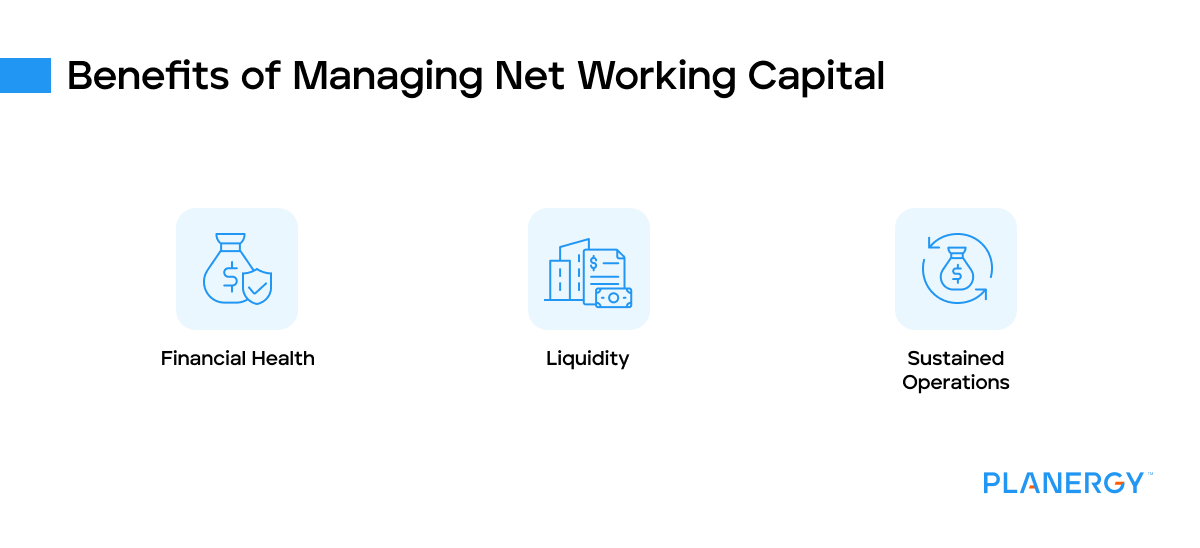 Benefits of managing net working capital