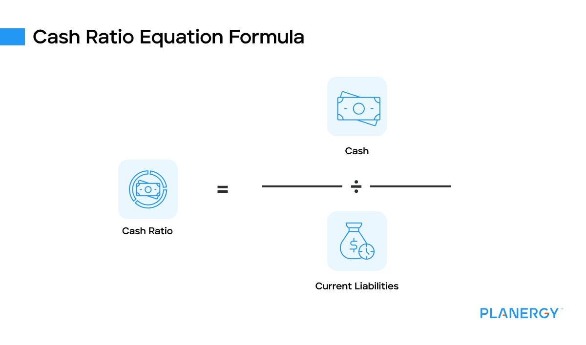 Cash ratio equation formula