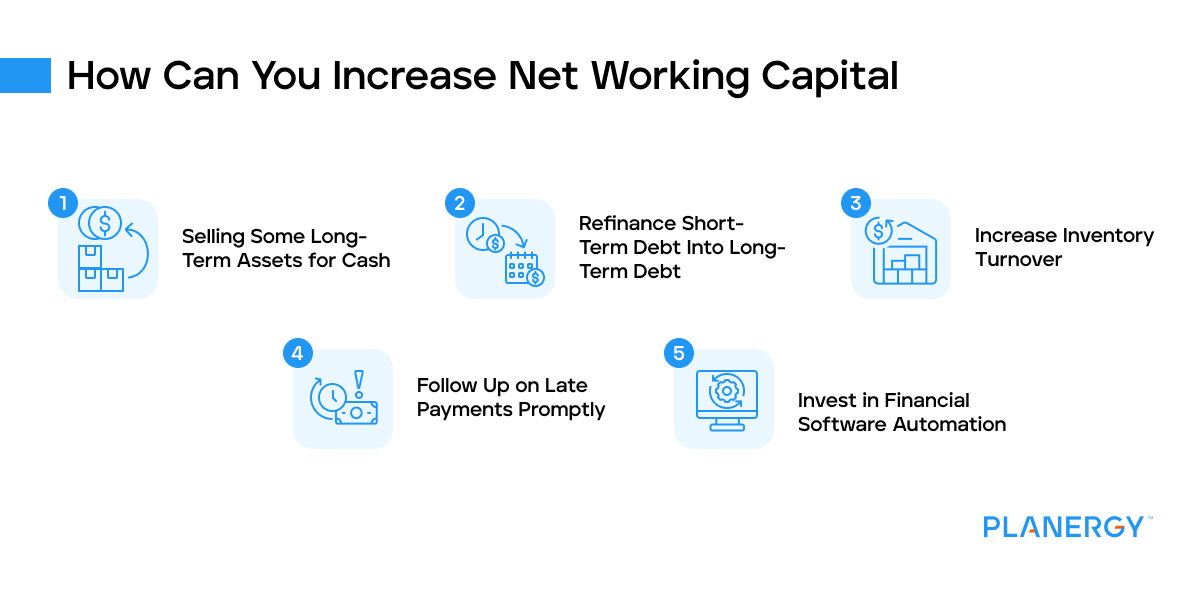 How can you increase net working capital