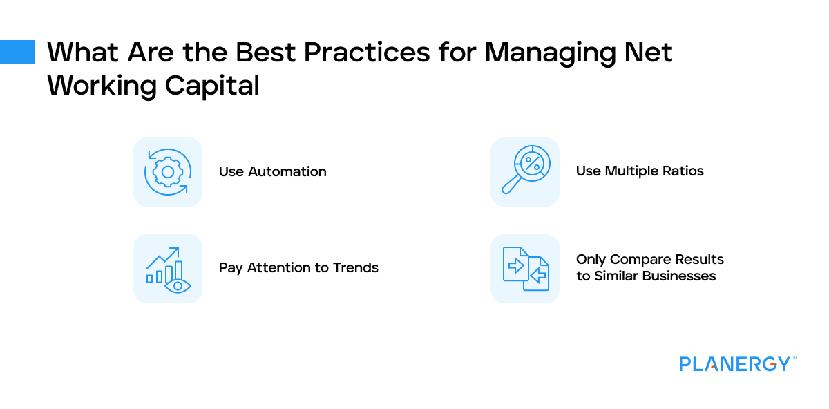 What are the best practices for managing net working capital