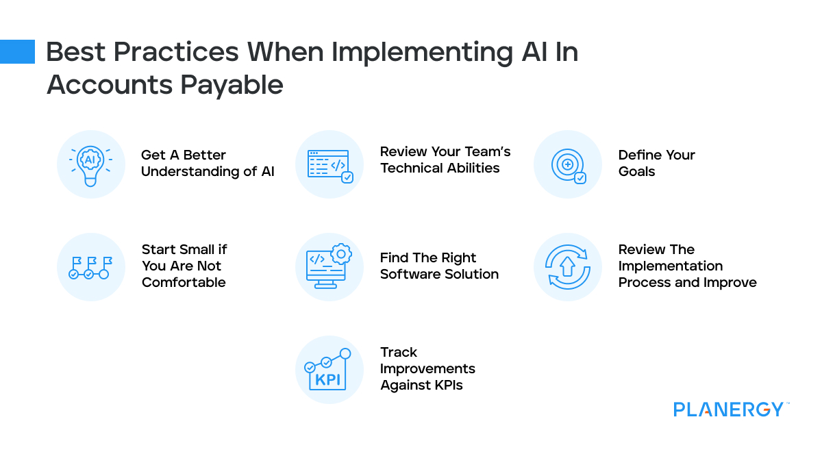 Best practices when implementing ai in accounts payable