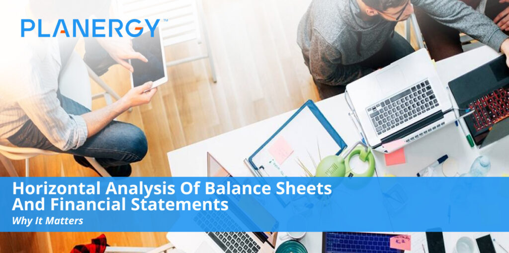 horizontal analysis of balance sheet