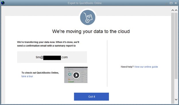 how to transfer quickbooks to quickbooks online