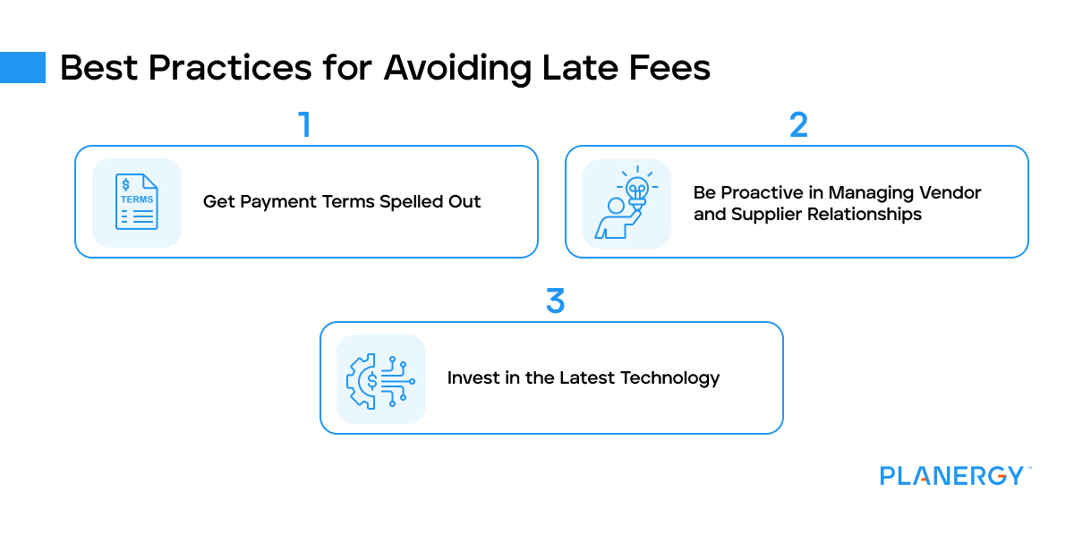 Best practices for avoiding late fees