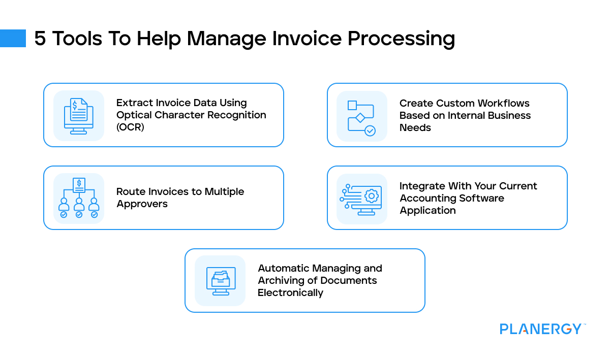 5 tools to help manage invoice processing