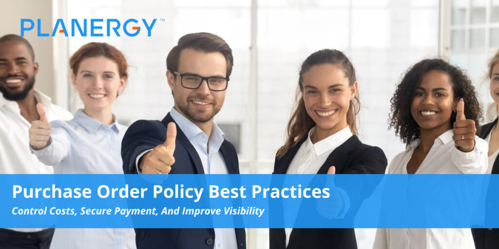 Purchase Order Policy Best Practices