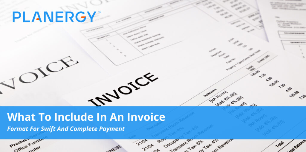 What to Include in an Invoice