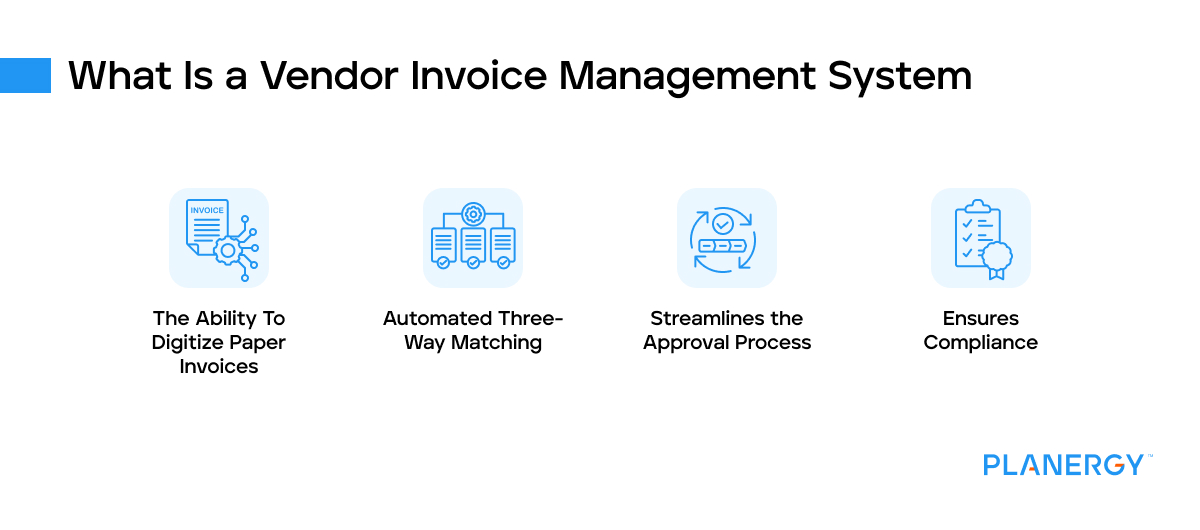 What is a vendor invoice management system