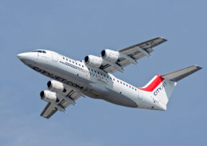 CityJet Plane In The Sky