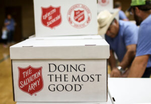 Salvation Army Donation Box