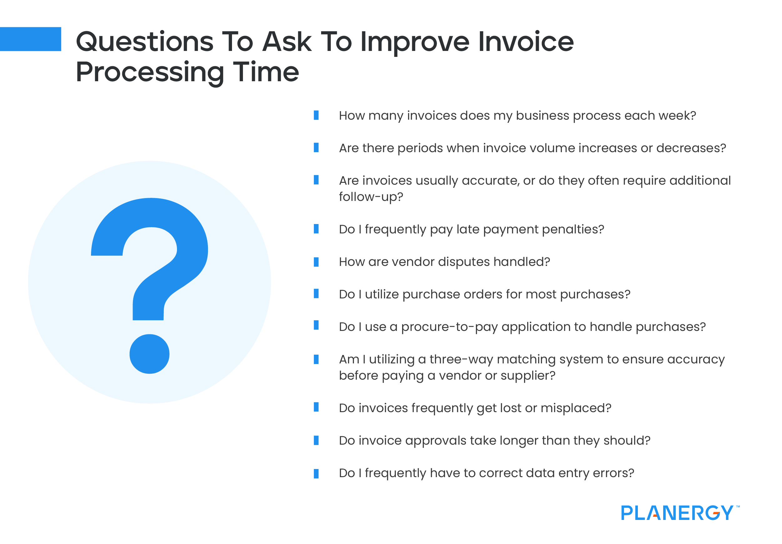 Questions to Ask to Improve Invoice Processing Time