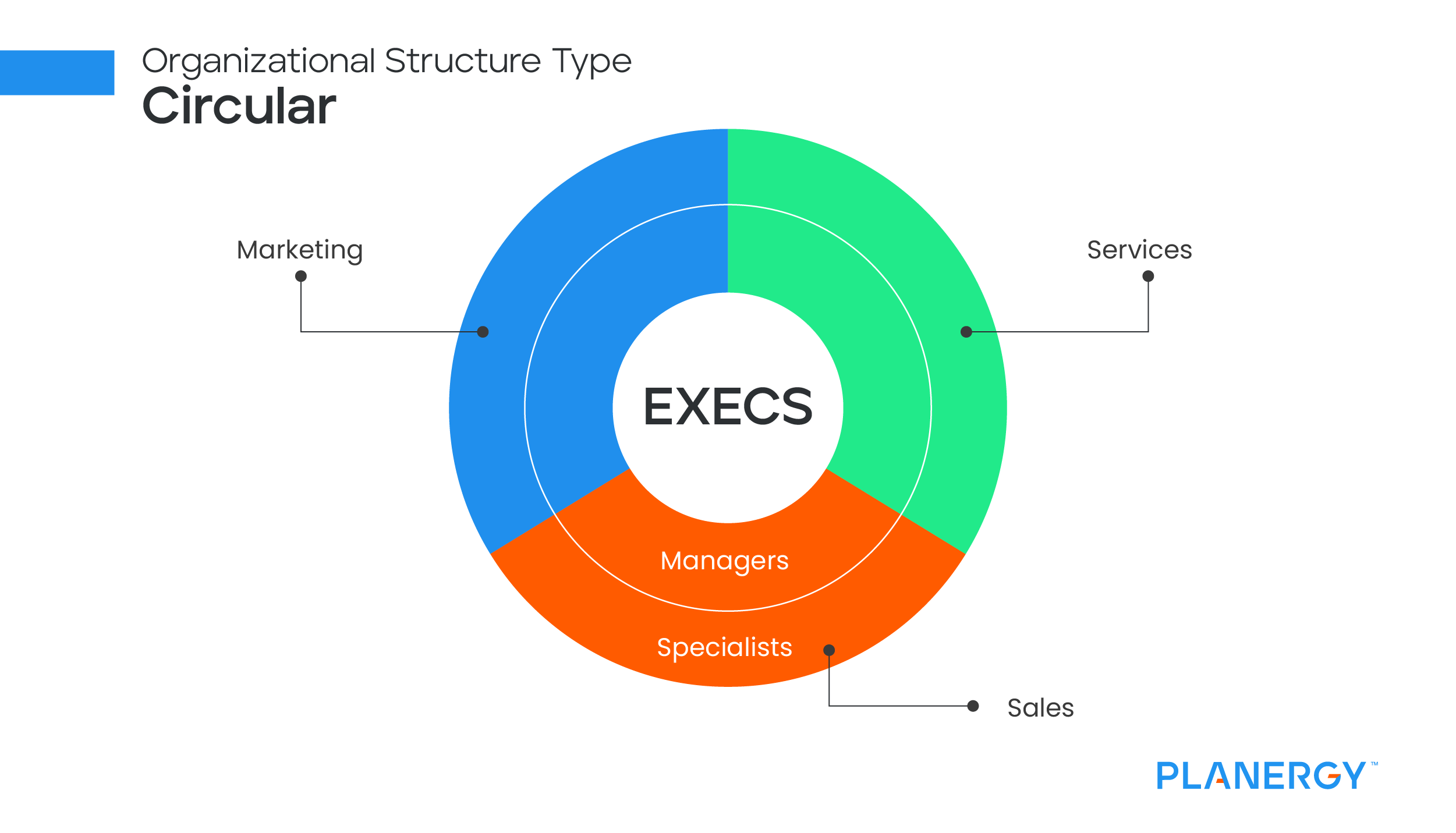 Circular organizational structure