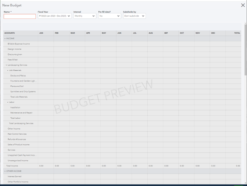 The Budget Feature in QuickBooks Online