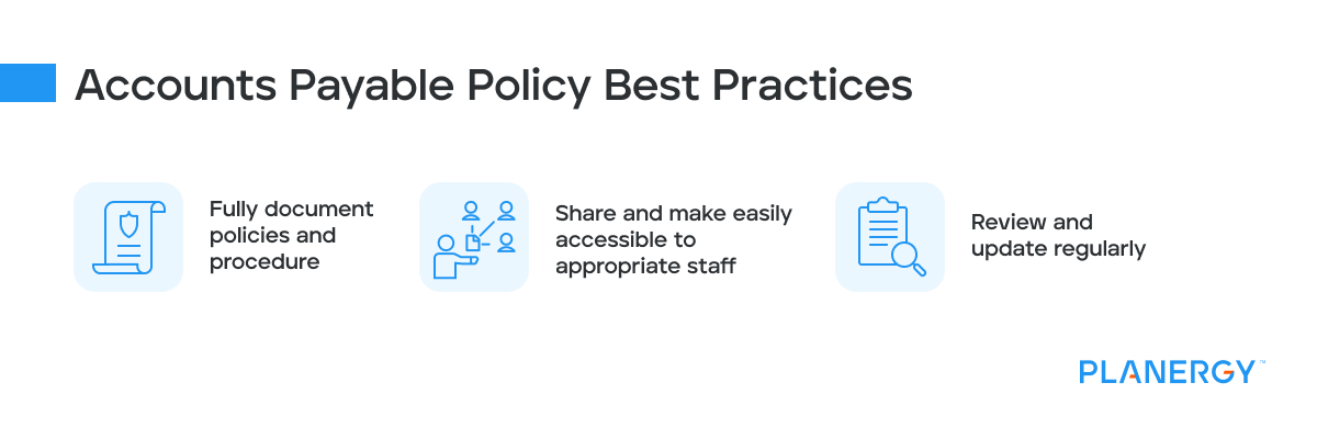 Accounts Payable Policy Best Practices