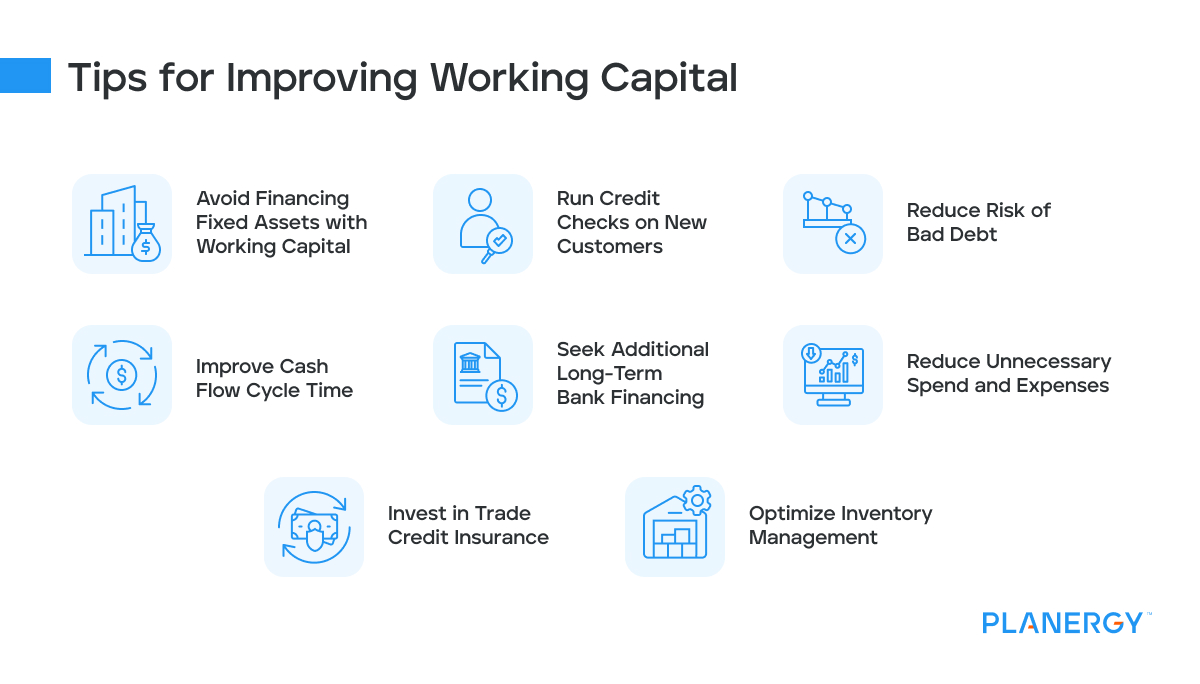Tips for improving working capital