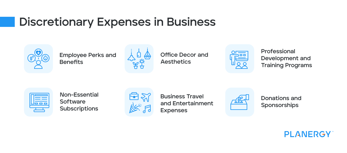 Discretionary expenses in business
