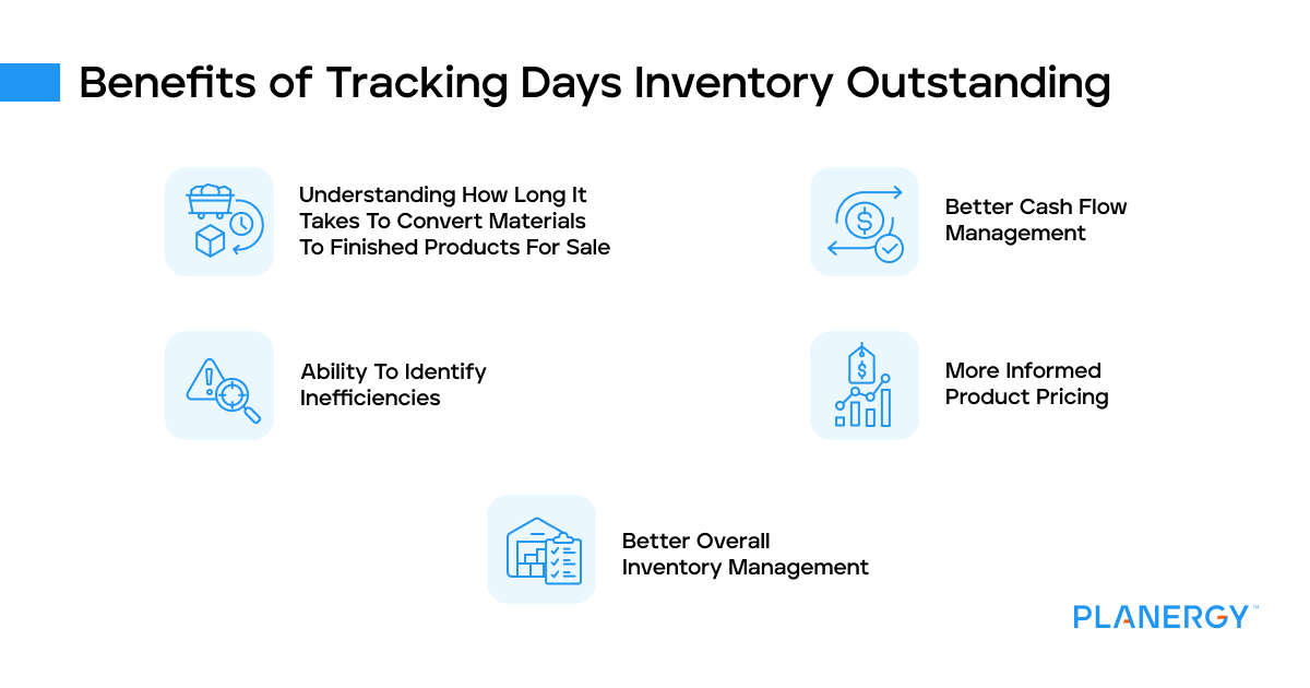 Benefits of tracking days inventory outstanding