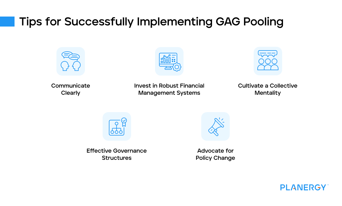 Tips for successfully implementing gag pooling