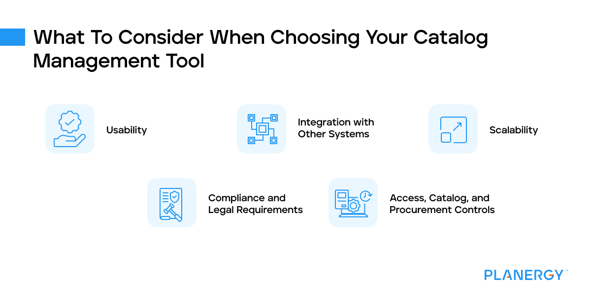 What to consider when choosing your catalog management tool