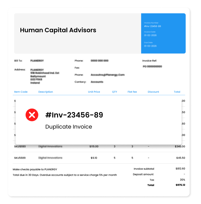 Eliminate Manual Errors and Duplicate Payments