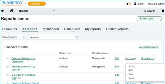 Sage Intacct Custom Report - Run Your New Report