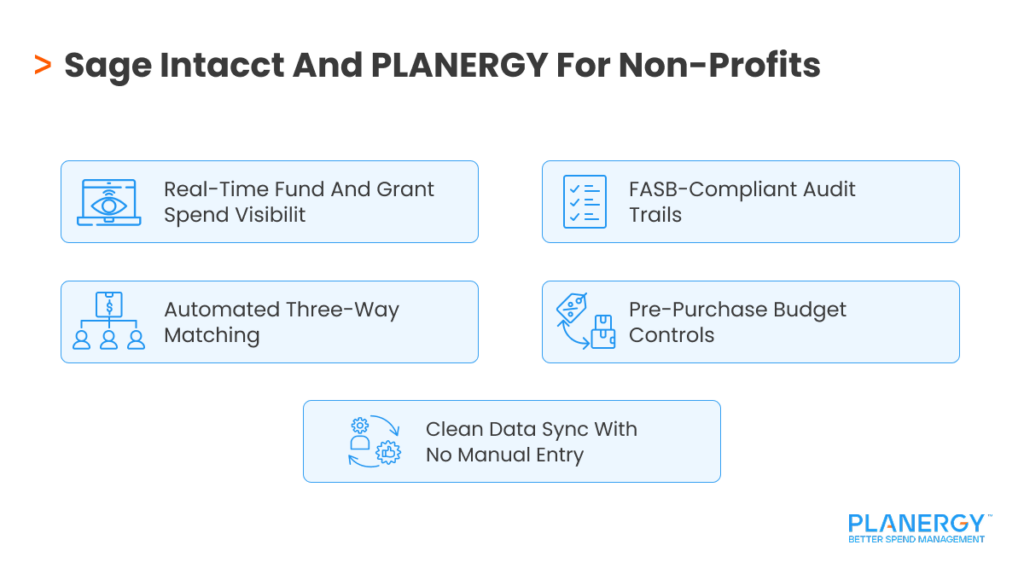 Sage Intacct And PLANERGY For Non-Profits