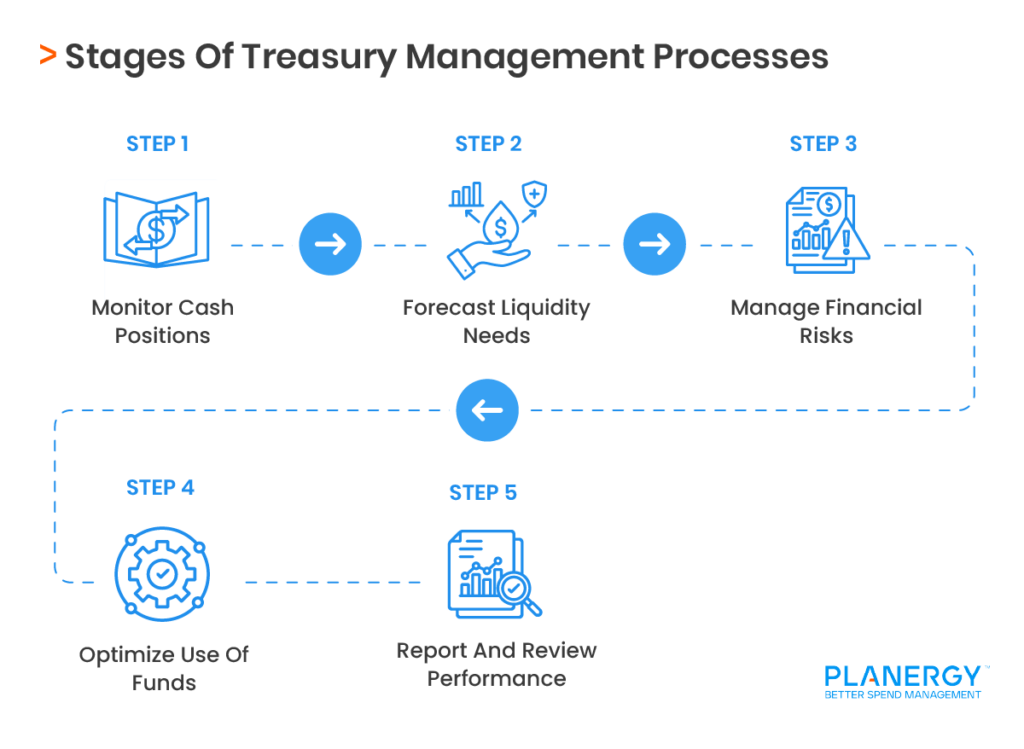 Stages Of Treasury Management Processes